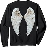 Cute Angel Wings On Back Sweatshirt
