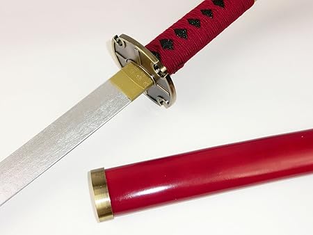Amazon 海賊刀 日本刀 模造刀 武士刀 木製 木 コスプレ104cm 三代鬼徹 民芸品 おもちゃ