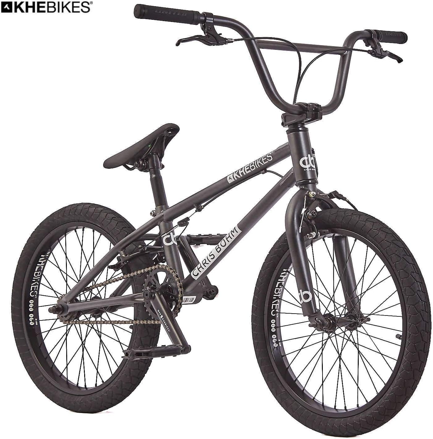 black and chrome bmx bike