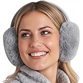 Brook + Bay Ear Muffs Winter Women - Winter Ear Muffs for Women - Adjustable Fluffy Folding Earmuffs - Women's Earmuffs