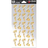 Award Decals Die Cut Hatchet Yellow Gold 100 1" 20mil Vinyl Made in USA | The Original Premium Helmet Decals since 1976
