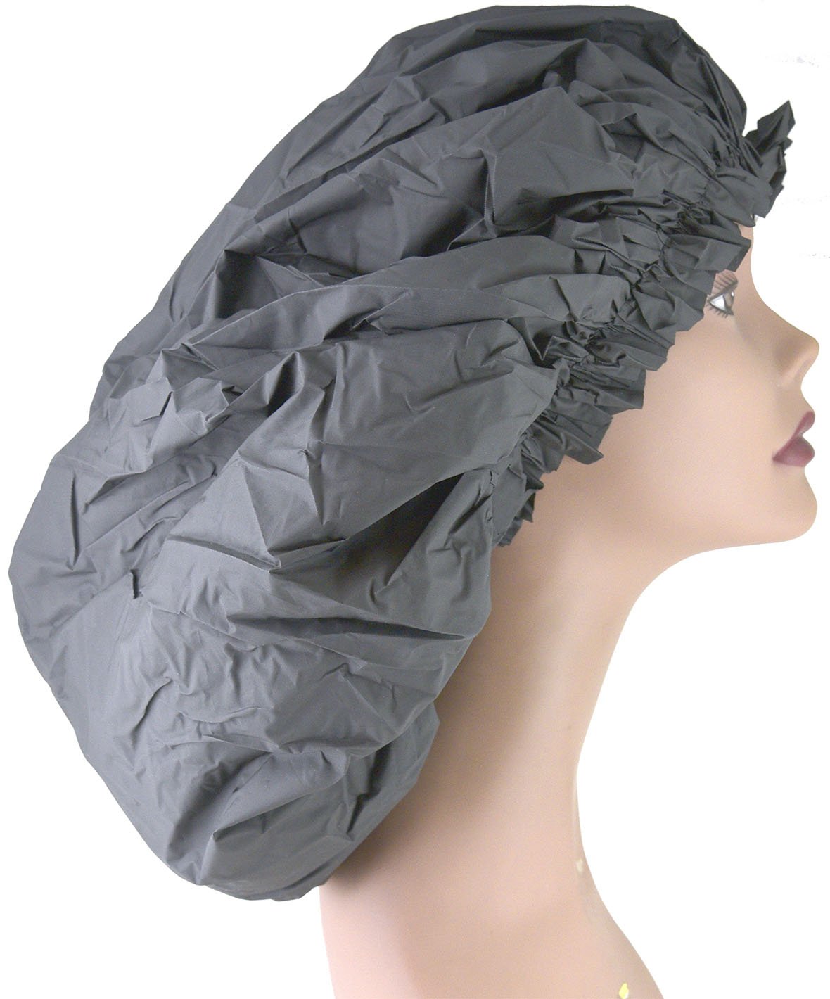 Donna Premium Collection Super Jumbo Shower Cap Black 22164 : Beauty