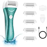 Callus Remover for Feet, Nicebirdie Electric Foot File Callus Removers Rechargeable Waterproof Pedicure Tools Foot Scrubber Shaver Feet Care Tool for Cracked Heels Dead Skin （Green）