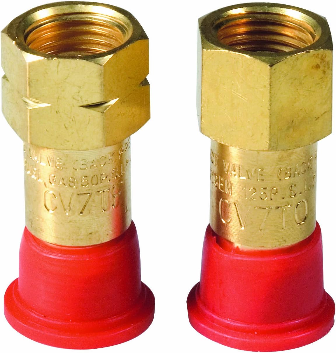 Hobart 770505 Check Valve Pair with"B" Fittings for Oxy and Acetylene