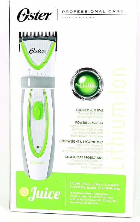 oster juice cordless clippers
