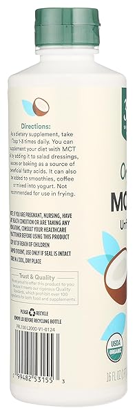 365 BY WHOLE FOODS MARKET, MCT OIL, UNFLAVORED, 16 FL OZ