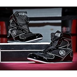Ringside unisex adult High-top Sneaker, Black, 3