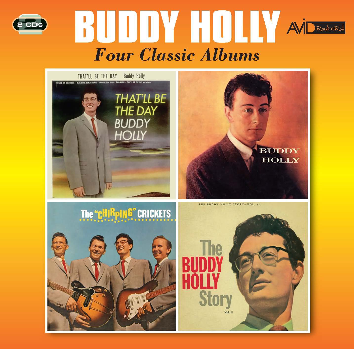 Four Classic Albums (That'll Be The Day / Buddy Holly / The Chirping Crickets / The Buddy Holly Story Vol 2)