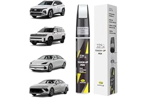 XNA Serenity White Pearl(W6H) for Hyundai Touch Up Paint, Car Scratch Remover for Nicks and Chips Repair, 2-In-1 Quick & Easy Fix Car Scratch Repair Kit with Exact Color-Matched