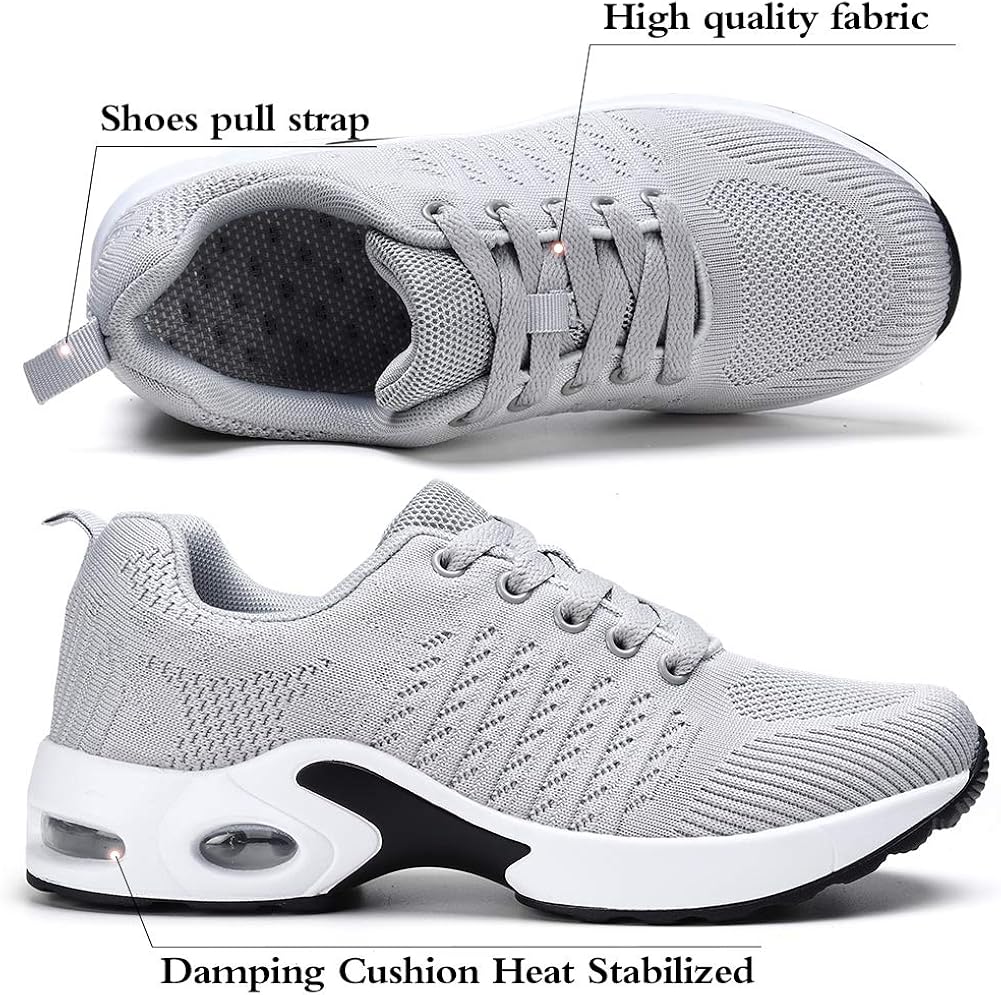  | STQ Women's Running Shoes Breathable Air Cushion Sneakers | Road Running