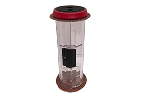 DRIVE THRU TUBES.COM Banking Drive Thru Carrier Stright Body Red Ends 4.5"