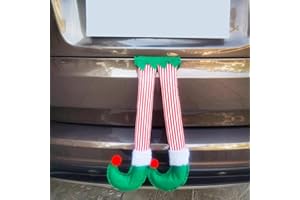 SATTIYRCH Christmas Elf Stuffed Legs Stuck Tree Decorations -Xmas Holiday Indoor Outdoor Christmas Car Auto Decorations Accessory