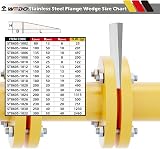 WEDO Stainless Steel Flange Wedge 6x13x80mm Pipefitting Welding Tool Rust-proof view 2