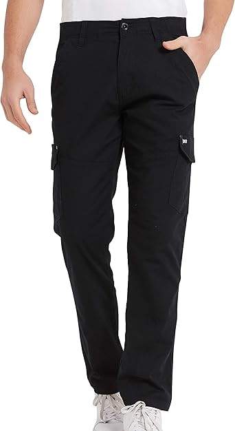 mens stretch waist cargo pants