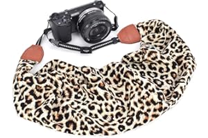 LIFEMATE Camera Strap for Photographers - Universal Crossbody Shoulder Neck Strap Scarf Camera Strap for All DSLR