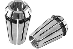 Qjaiune 2 Pack ER11 Collet 1/4 Inch Spring Collet, High Precision ER11 Collet Chuck for CNC Engraving Machine and Milling Lathe Tool
