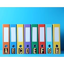 8 Sheets Self-Adhesive Vinyl Letters Numbers