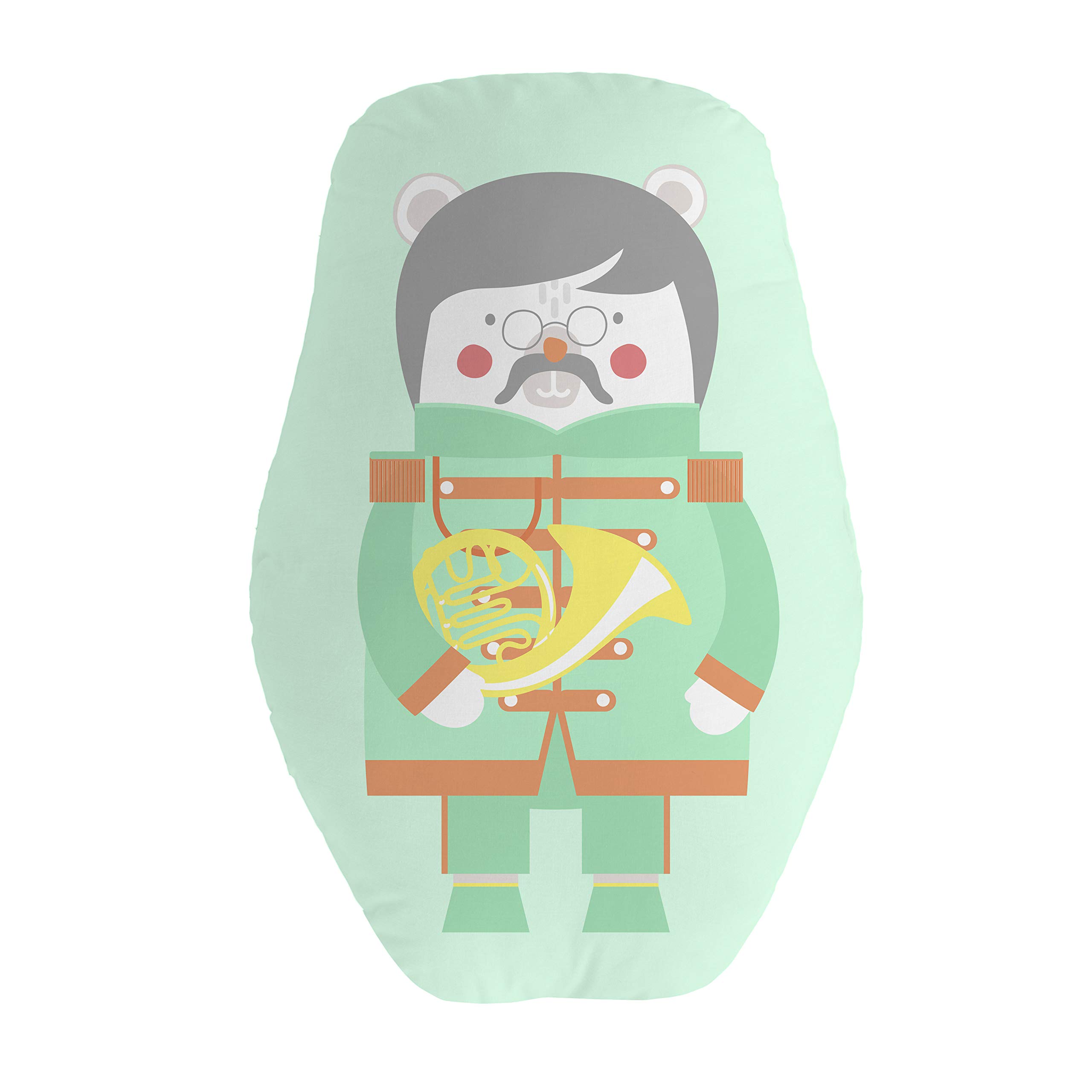 Pooch Cushion of the Shape Lonely Band John, 100% Cotton, Multi-Colour, 48 x 40 cm