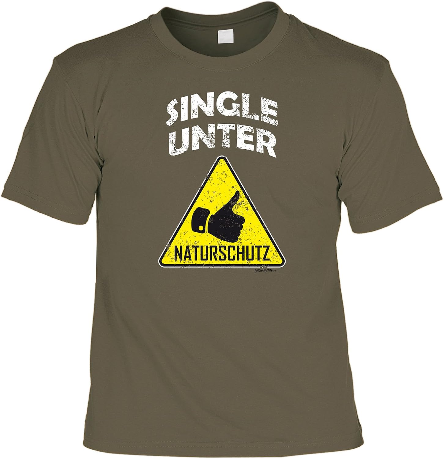 Goodman Design Lustiges Flirt Sprüche TShirt für Singles Single