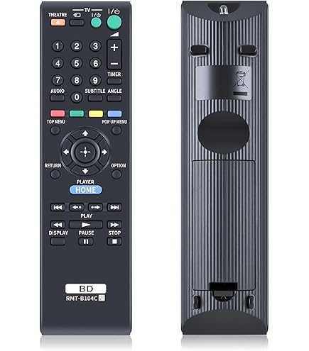 Amazon.com: New Remote Control RMT-B104P fits for Sony BLU-RAY  