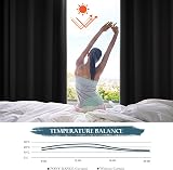 PONY DANCE Blackout Curtains 84 Inch Drop 2 Panels Eyelet Thermal Energy Saving view 2