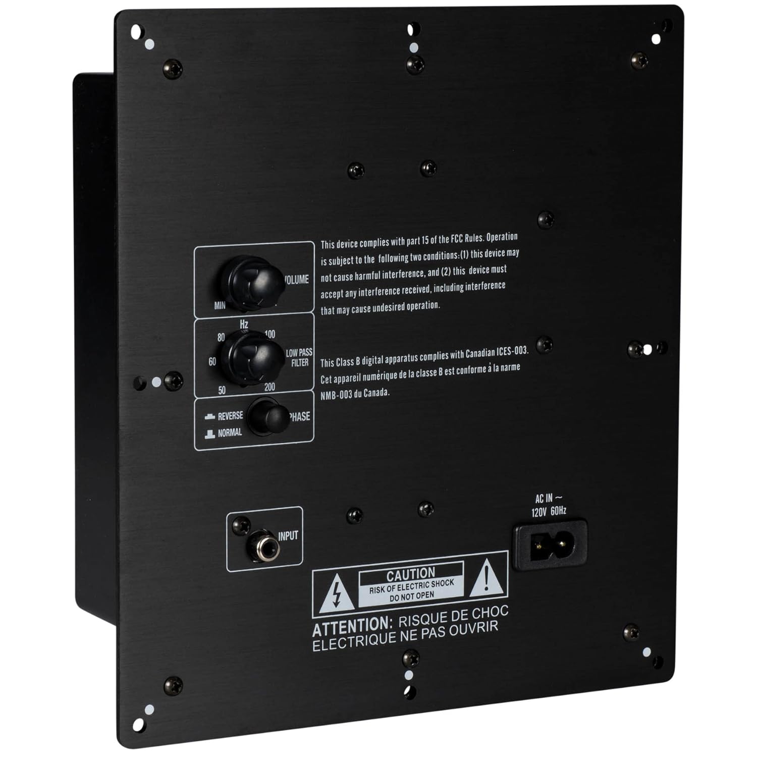 subwoofer plate amplifier 100w