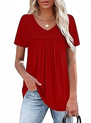 WEESO Womens Summer Tops 2025 Short Sleeve T Shirts