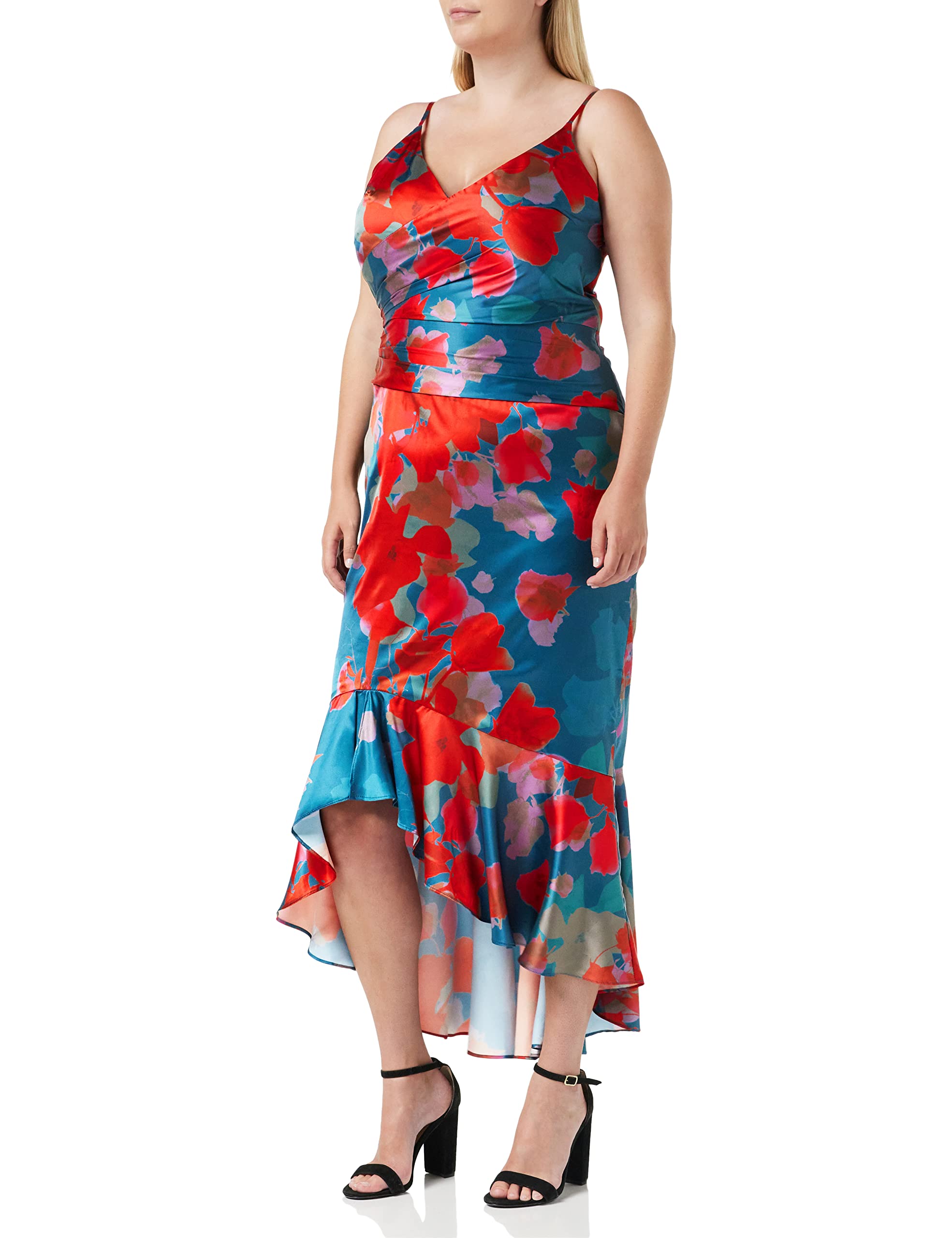 Chi Chi London Women's Dress Cocktail, Navy, 14