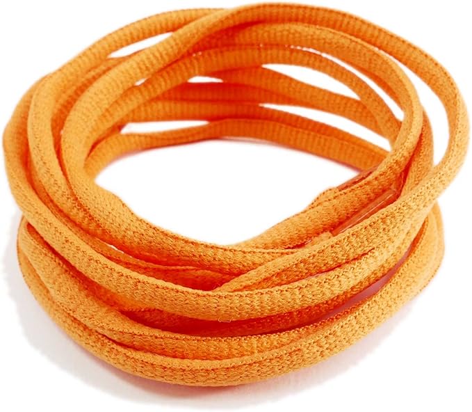 Amazon Co Jp 靴ひも 靴紐 シューレース 丸紐 オレンジ Etsr 623 おしゃれ 110cm Shoelace くつひも 服 ファッション小物