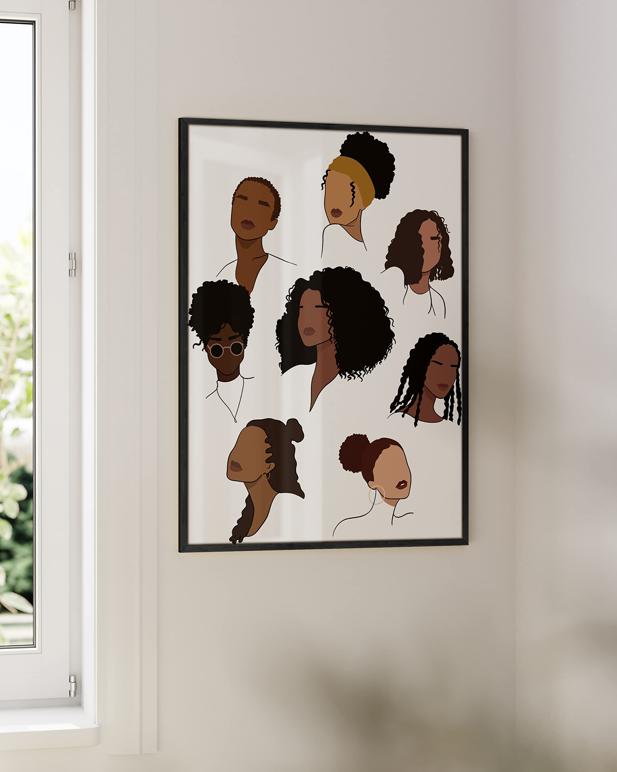 Black Girl Wall Art & Hair Posters