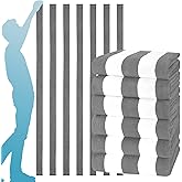 Genovega 6 Packs Oversized Stripe Beach Towel Thin Terry Set Extra Large XL Big Clearance Soft Super Absorbent Swim Towels Pool Bath Travel Accessories Essentials Bulk Men Women Adults Gift Grey