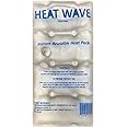 HEAT WAVE Instant Reusable Heat Pack - Medium (5 x 9 inch Size) Perfect for Stiff and Sore Muscles (Medium Clear 1-Pack): Made in USA