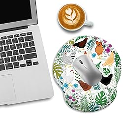 LIMKRIAN Chicken Ergonomic Mouse Pad with Wrist