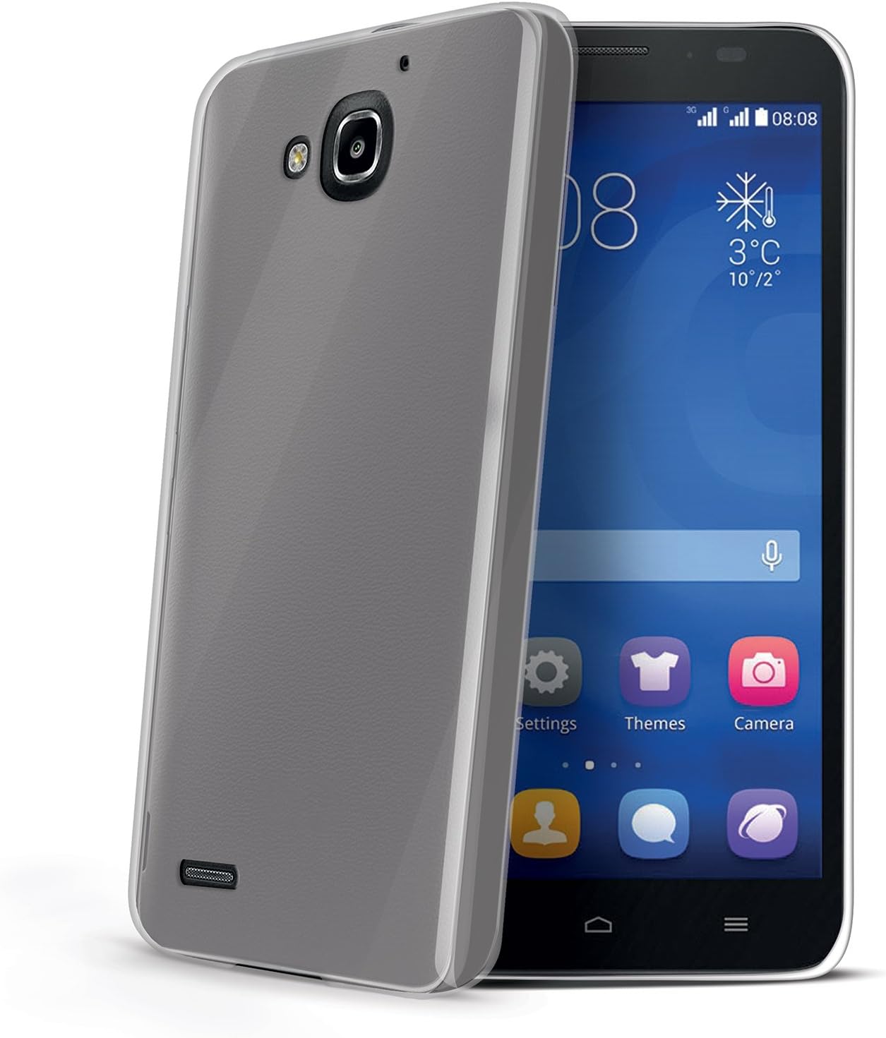 Celly Gelskin Soft and Flexible Cover Case for Huawei Ascend G750 - Transparent