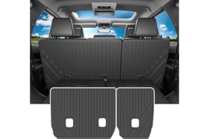 powoq 2nd Backrest Mat Compatible with 2016-2025 Dodge Durango 7 Seats Seat Back Protector Replacement for 2016-2025 Dodge Durango Accessories(7 Seats 2nd Row Backrest Mat)
