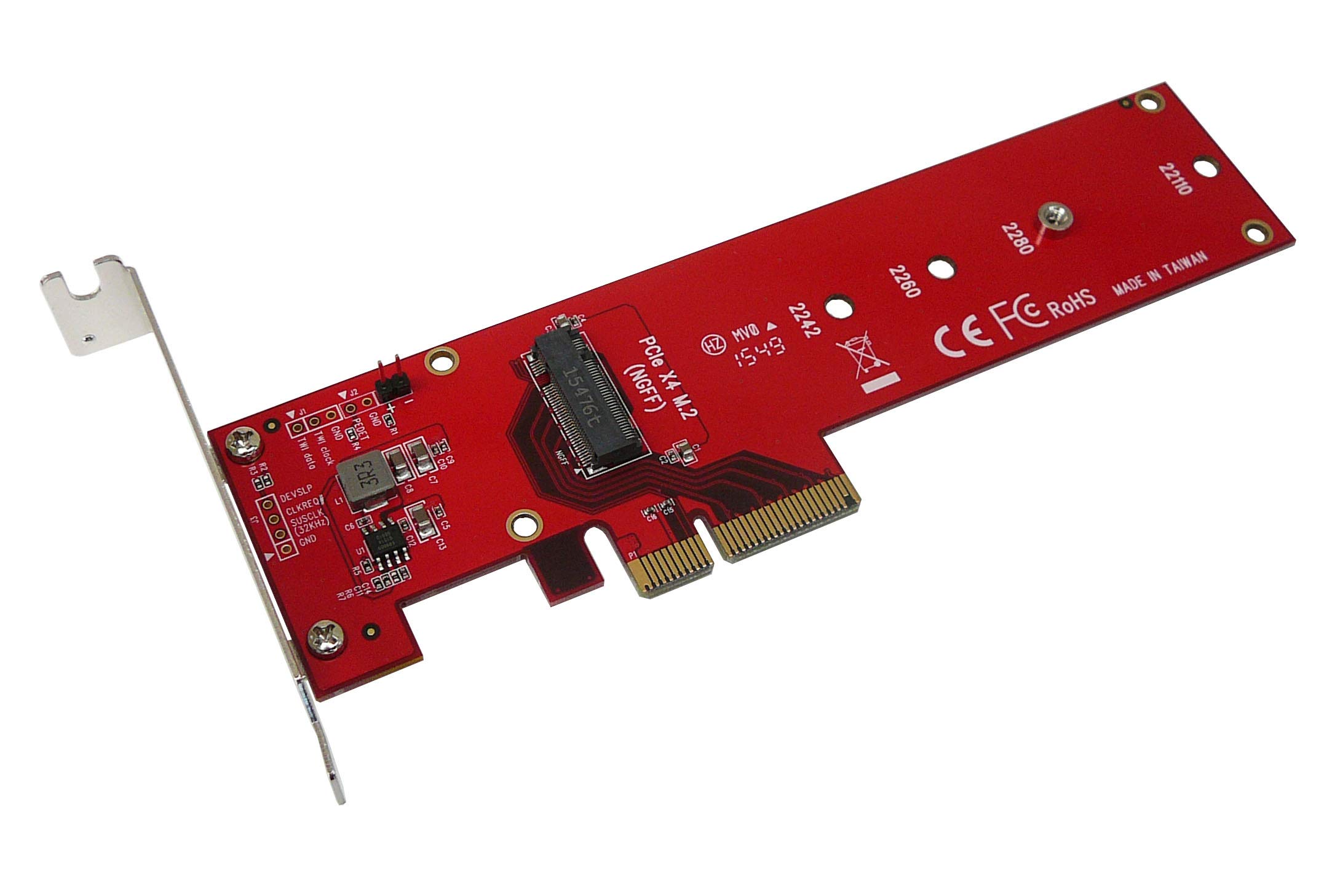 KALEA-INFORMATIQUE PCI Express PCIe 3.0 controller card for NVMe and AHCI compatible M.2 SSDs
