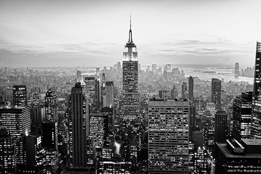 Amazon Com Empire State Building New York City Nyc Skyline Bw