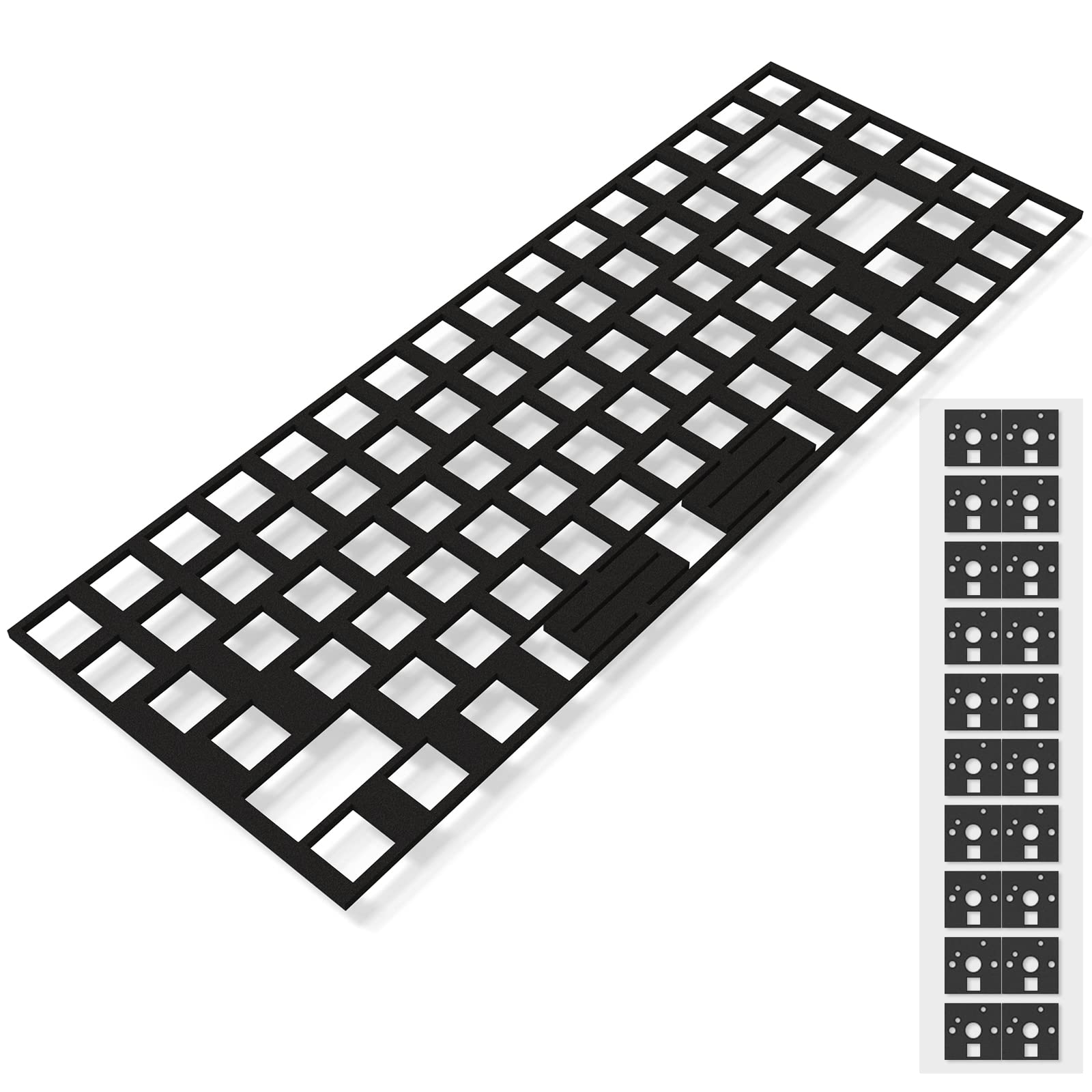 Mua RUNJRX Felt Keyboard PCB Foam 84 Layout, EVA Switch Pads 120 Pieces ...