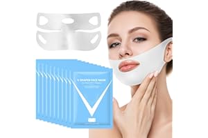 putyhet 10PC Bloskin Double Chin Mask Reusable,Bloskin Lifting Face Mask,V Line Lifting Mask for All Skin Types for Lifting and Firming the Face