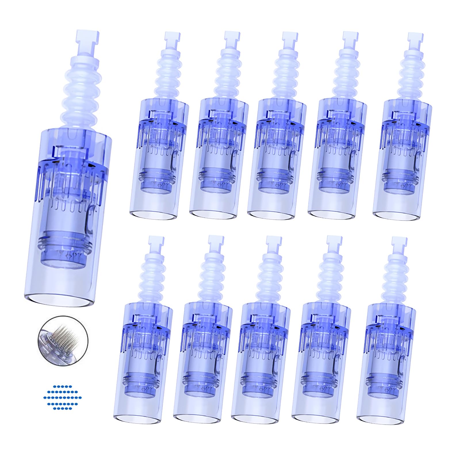 Dr.pen Ultima A6, 36 Pin Replacement Cartridges for Dr.pen Microneedling Pen A6 Model, Authentic Disposable Replacement Cartridges (36 PINs, 10Pcs)