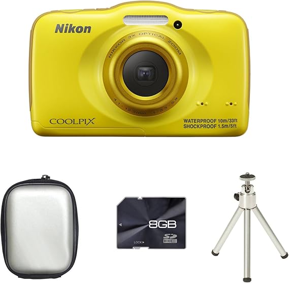 Nikon Coolpix S32 Waterproof Shockproof Digital Camera Amazon.co.uk