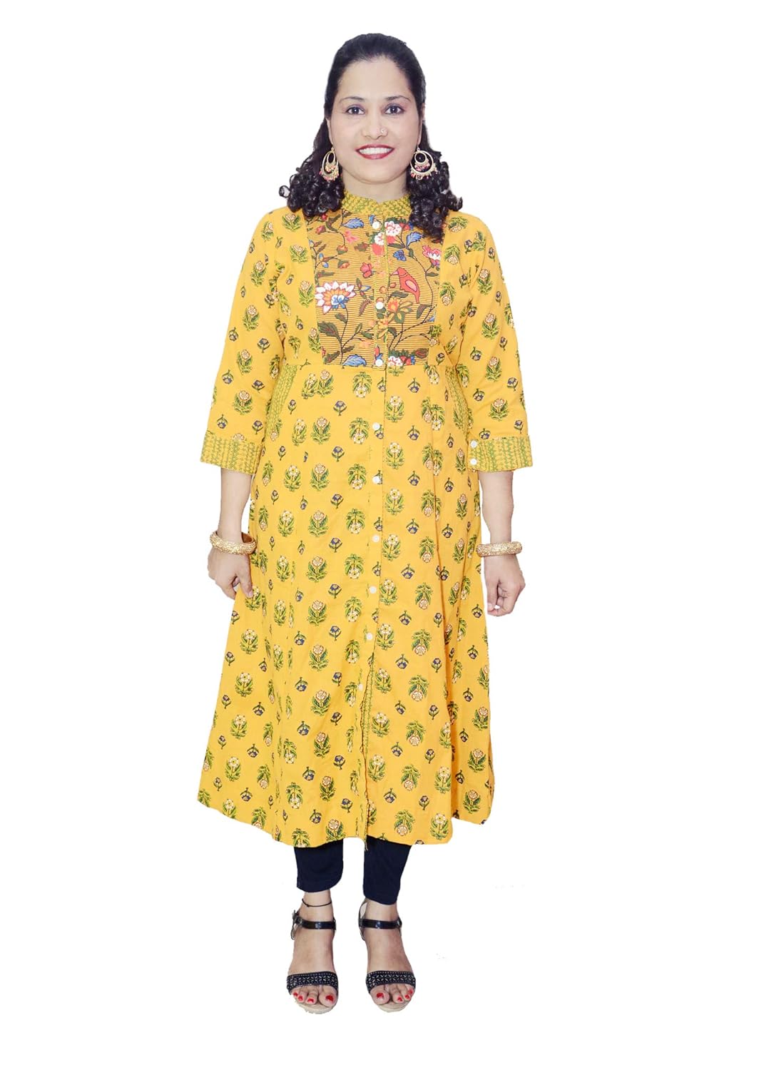simple umbrella frock design cotton
