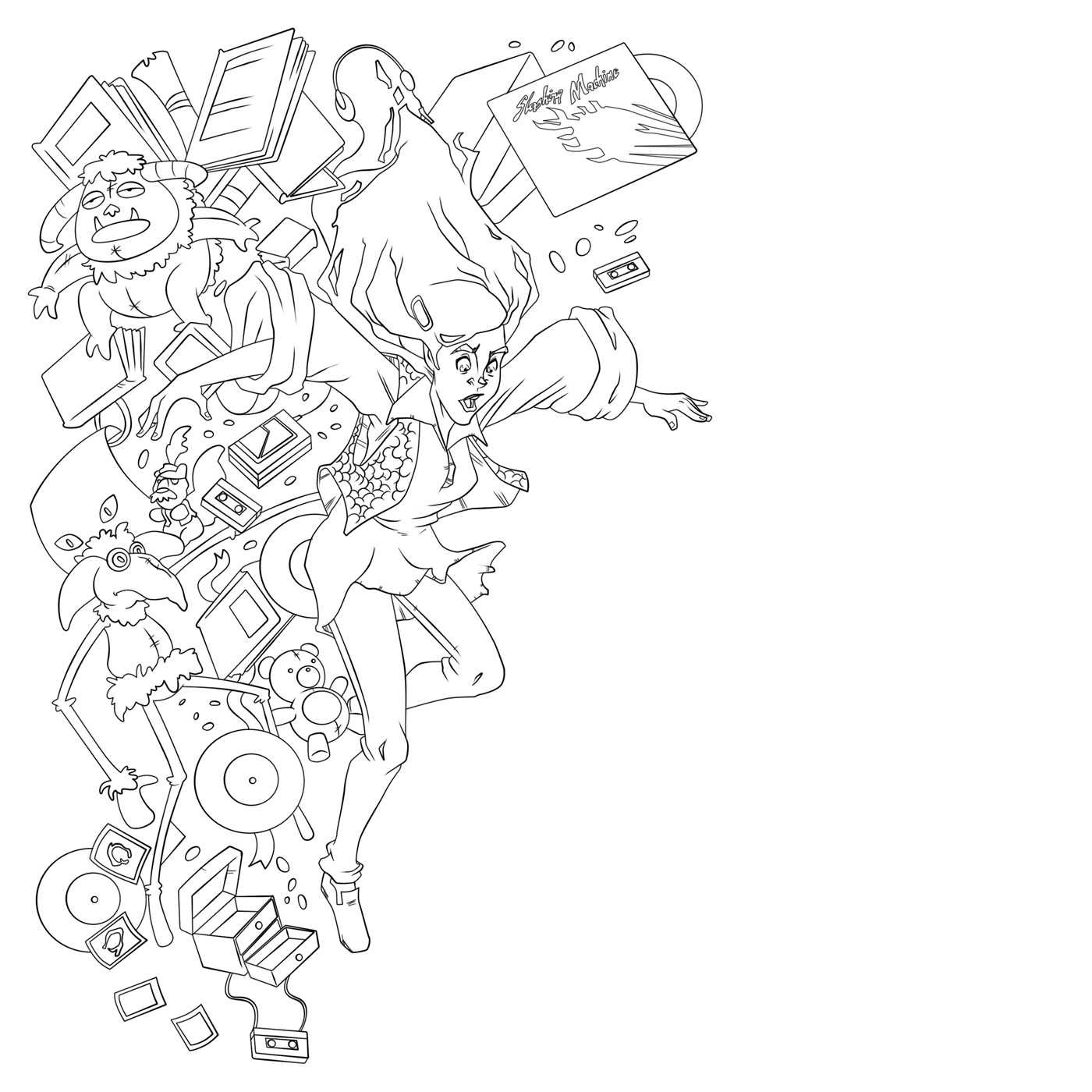 Amazon Com Jim Henson S Labyrinth Adult Coloring Book