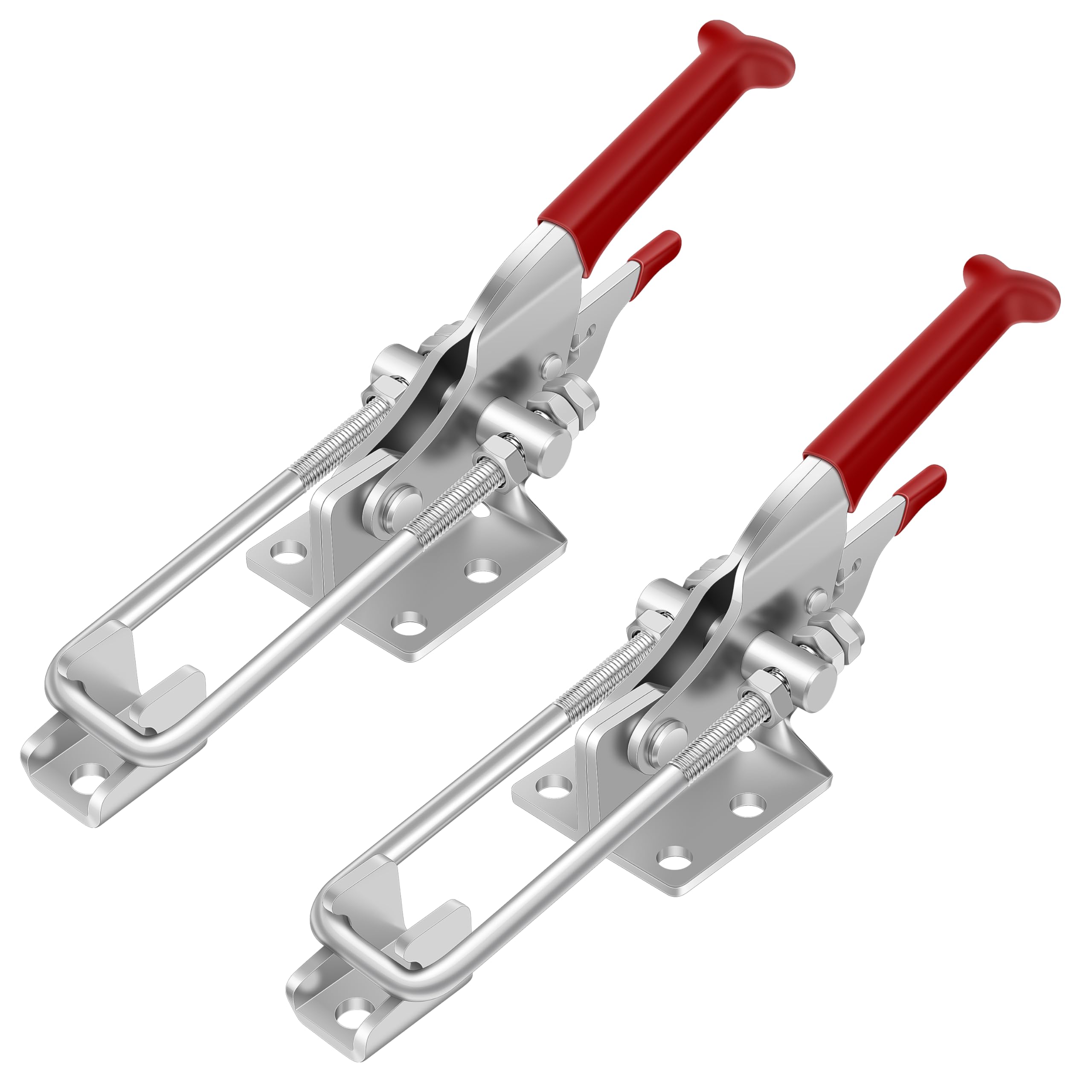 Photo 1 of 2 Pack Toggle Latch Clamp, Heavy Duty Latches, 2000Lbs Holding Capacity Adjustable Latch Lock, Smoker Clamps Latch for Industrial EquiIpment,Tire Carrier,Boxcar,Smoker Lid
