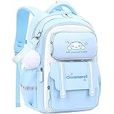 Many Rainbows Cinnamoroll Japanese Cartoon Character Backpack School Bag Travel Bag