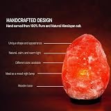 Straame Himalayan Salt Lamp 1-2 kg Wooden Base Handcrafted Gift view 2