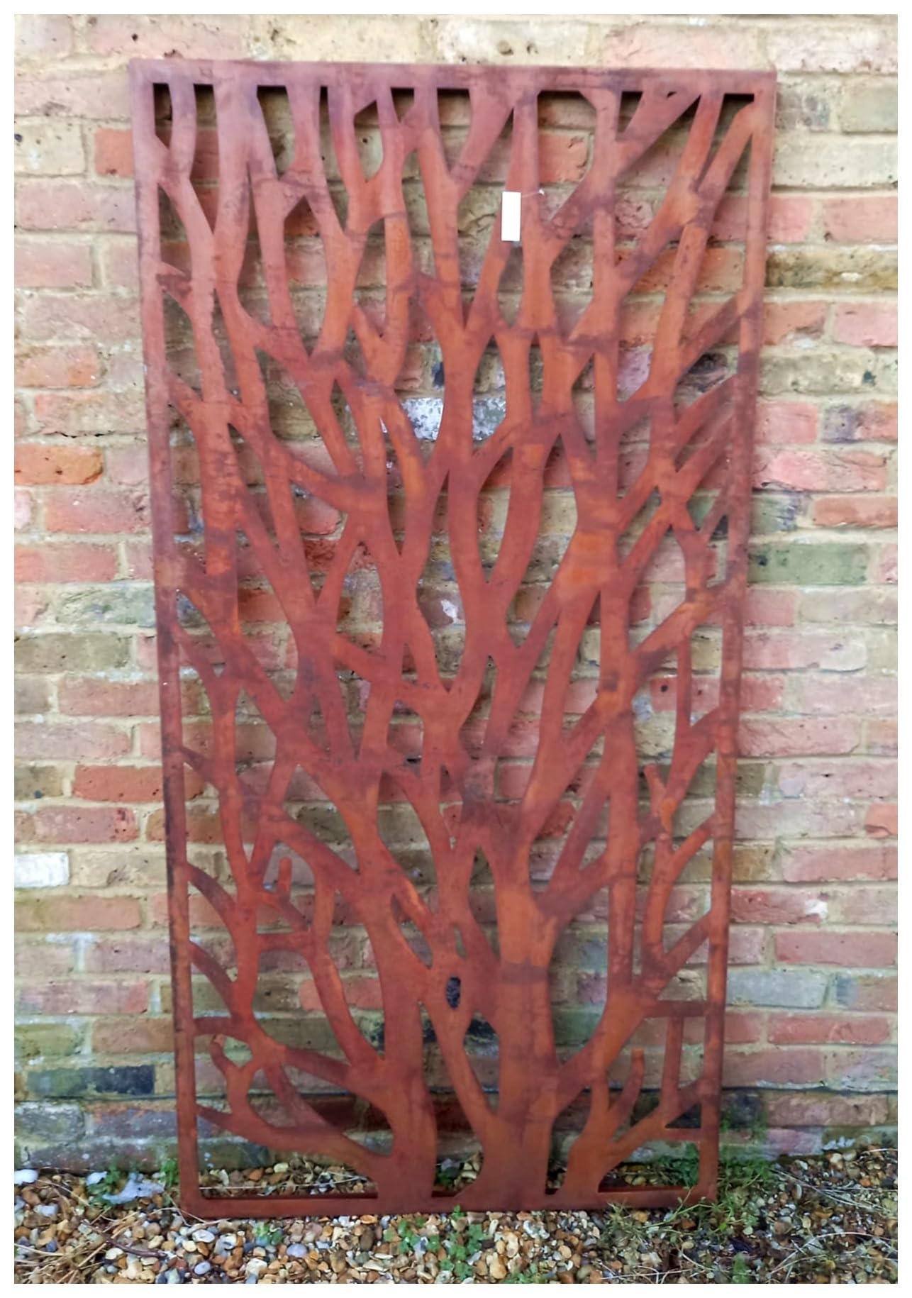 F&G Supplies Wonderful Steel Garden Tree Screen wall art 1.8m tall - ideal for a screen fence or wall mounting and climbing plants!