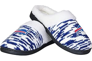 FOCON FOCO NFL Sherpa Lined Colorblend Cup Sole Slippers