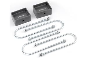 maXpeedingrods 4” Rear Lowering Block for Chevy S10/GMC Sonoma/S15 1982-2004, Leaf Spring Drop Block Kit