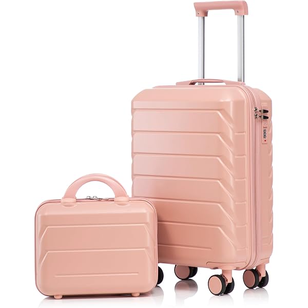 Amazon.com | 2 Piece Luggage Set with Front Pocket, 20